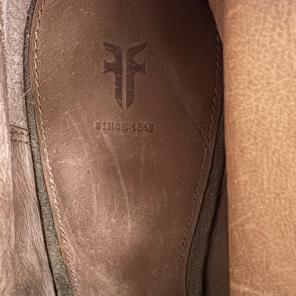 Frye Brown Lace-Up Heeled Boots Cottagecore Dark Academia Music Festival - Picture 7 of 10